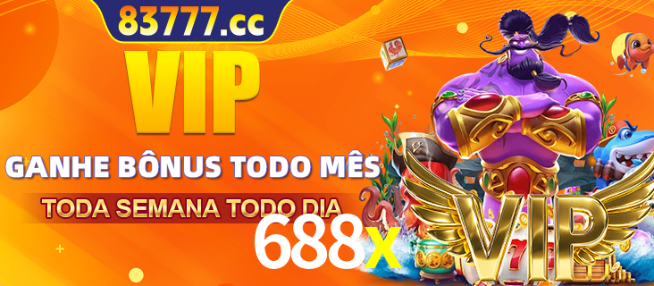 Banner promocional do 688x oferecendo 100% de recompensas adicionais contínuas para quem fizer o login diário (Daily sign-in), com um mascote de coelho.